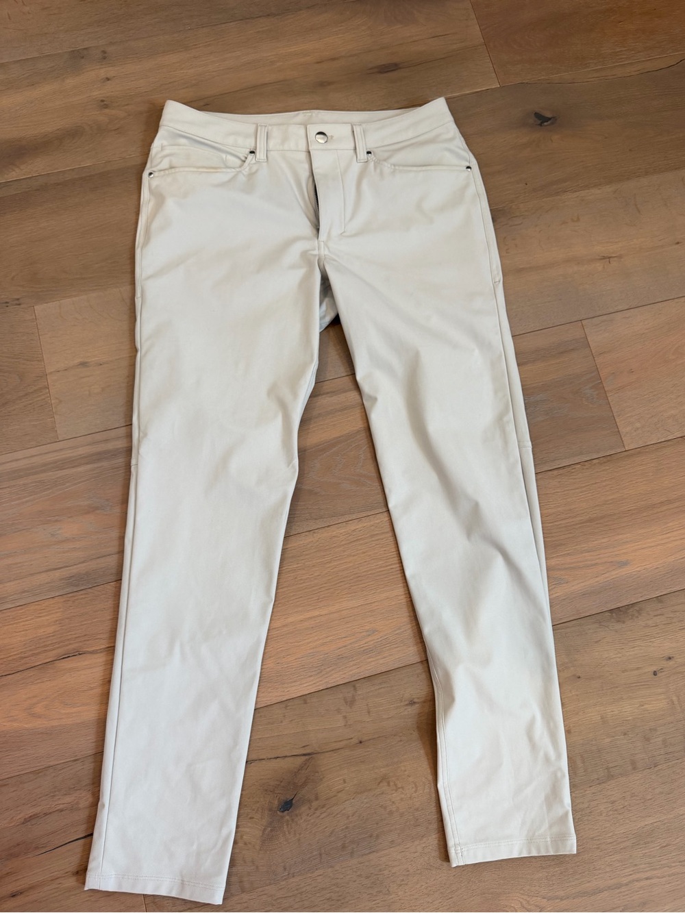 Men’s Lululemon Slim Straight Light Stone Pants